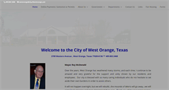 Desktop Screenshot of cityofwestorange.com