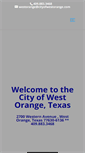 Mobile Screenshot of cityofwestorange.com